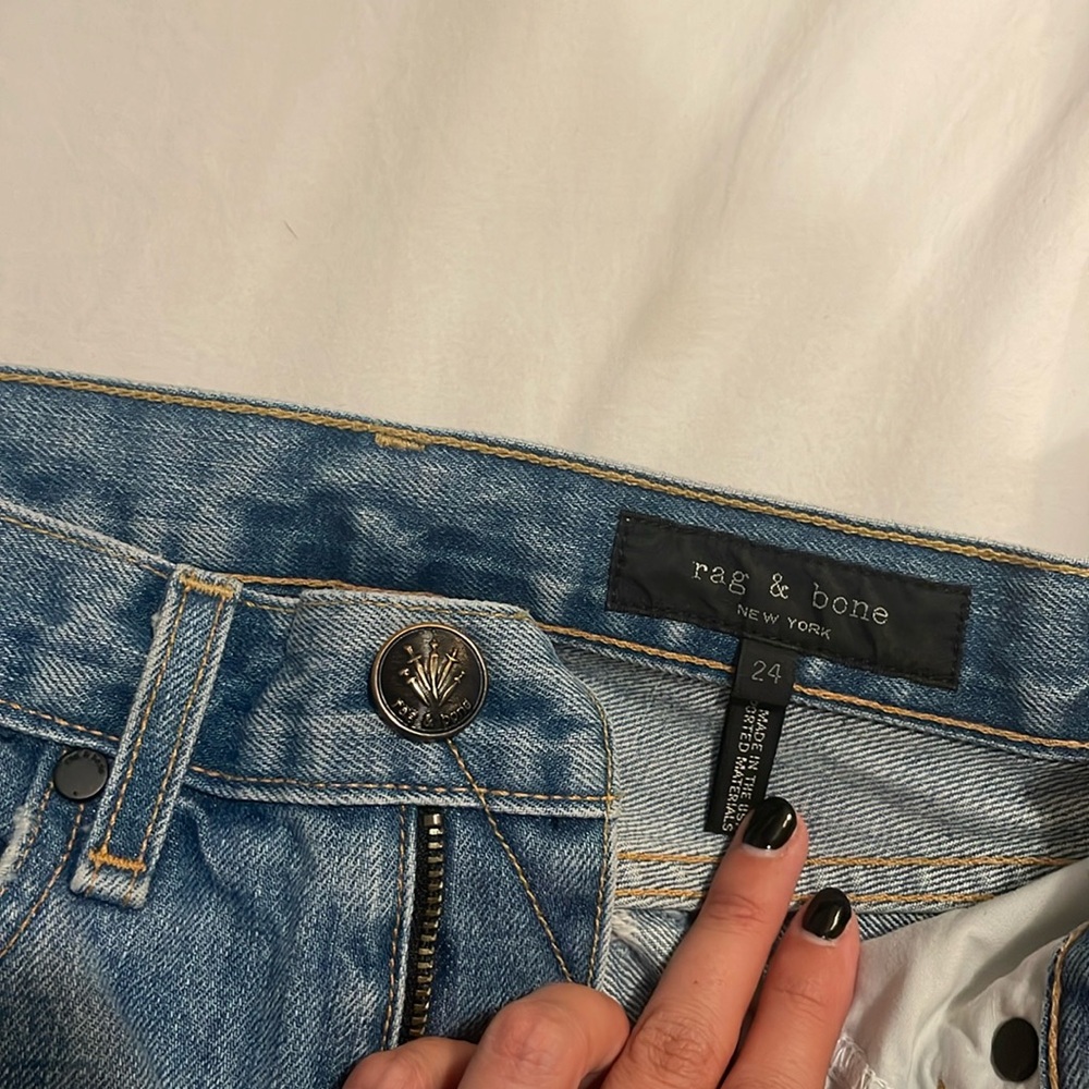 Rag & bone “maya” high rise crop flare